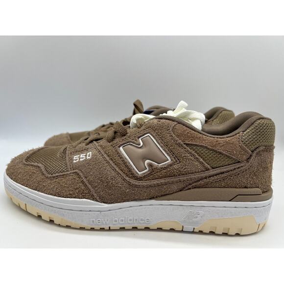 New Balance 550 Suede Mushroom BB550PHA Sneakers Men's Size 8.5 - Picture 2 of 12